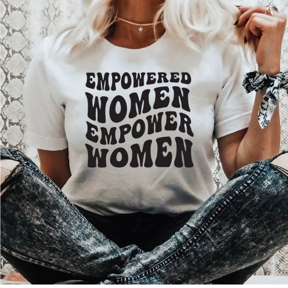 Bella Canvas Tops - NWOT Empowered Women Empower Women Retro Style T-Shirt